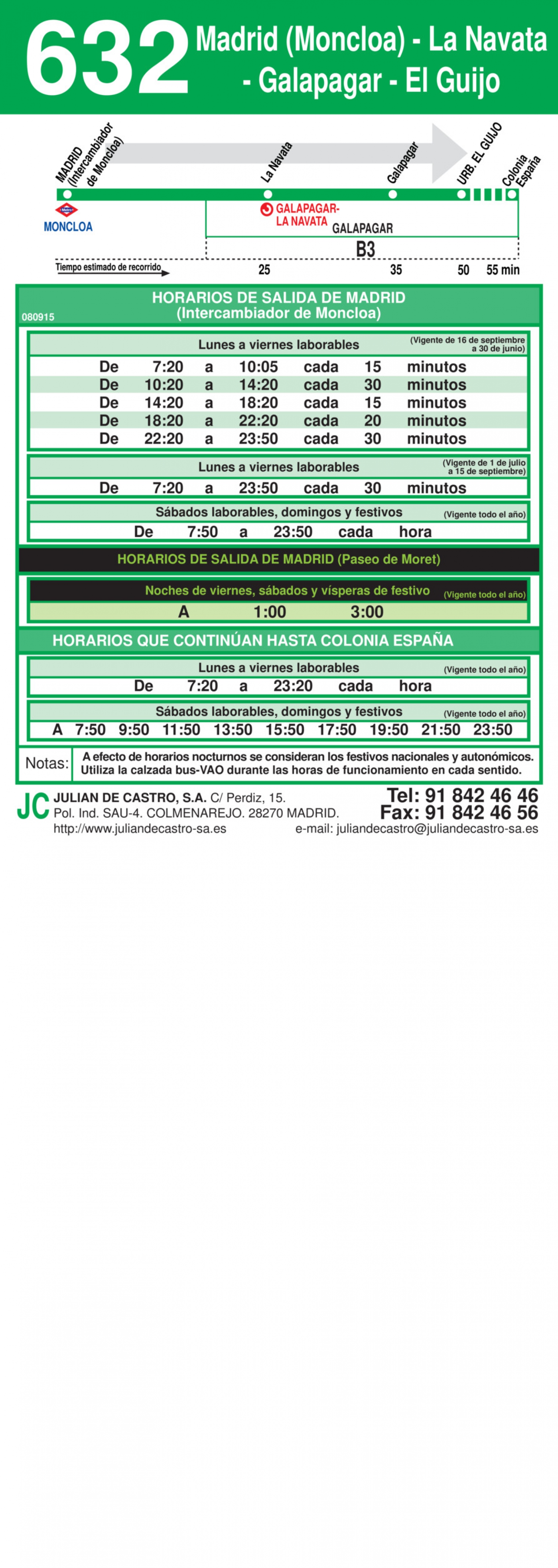 horario-ida-632-madrid-galapagar-autobus