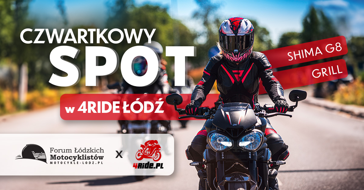 Spot motocyklowy FŁM w łódzkim sklepie 4 Ride